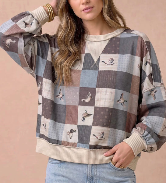 Duck Patchwork Top