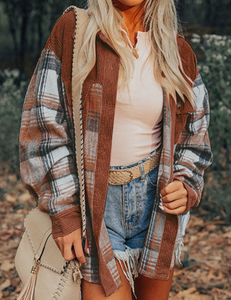 Cinnamon Flannel Shacket