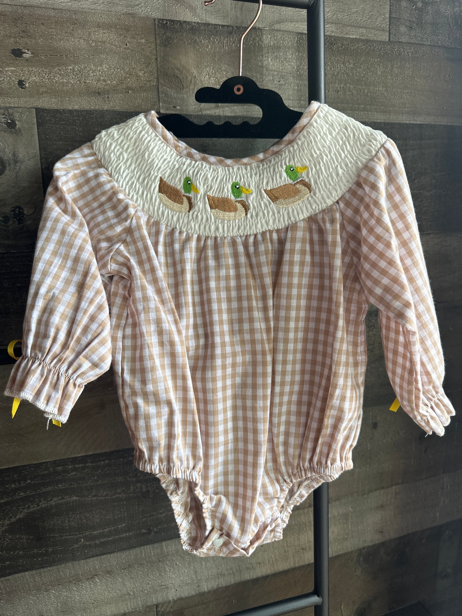 Duck Embroidered Onesie