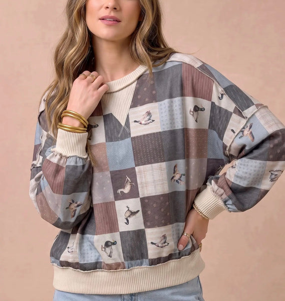 Duck Patchwork Top