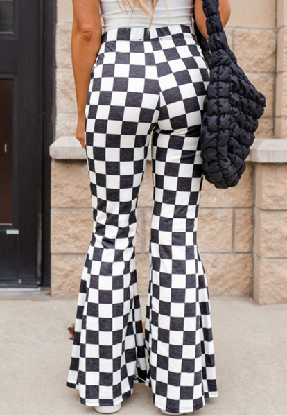 Checkered Flair Pants