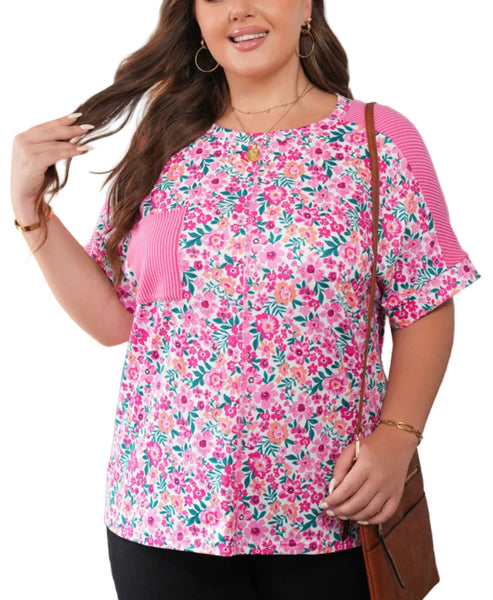 Floral Pocket Tee