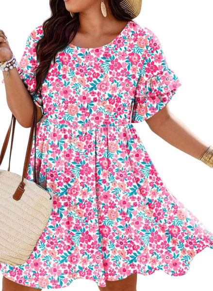 Bright Floral Dress