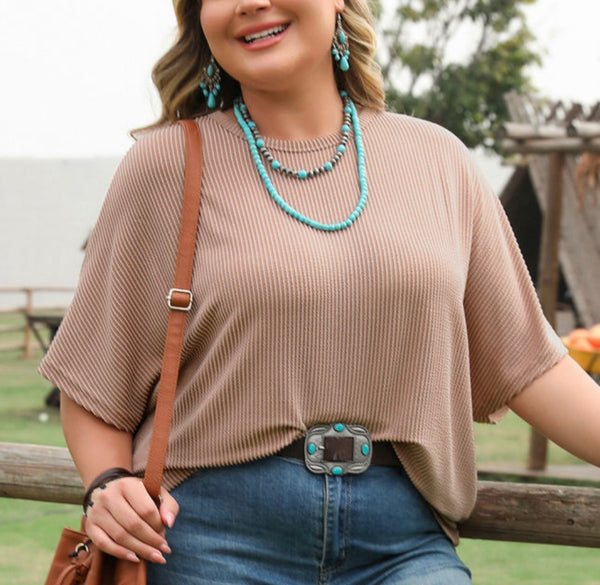Ribbed Top (1X - 4X)