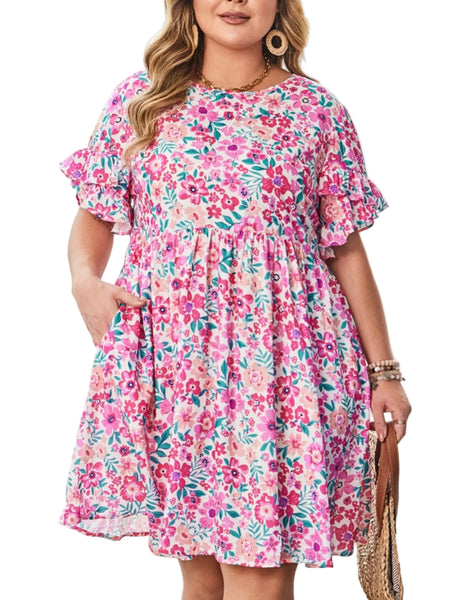 Bright Floral Dress