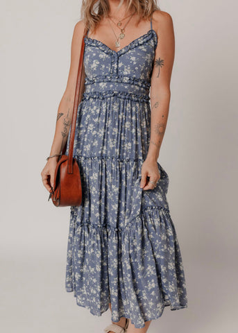 Boho Prairie Dress