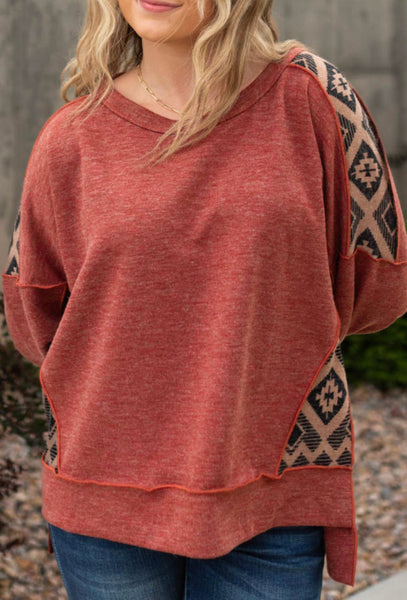 Aztec Boho Blouse