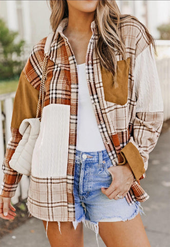 Patchwork Flannel Shacket