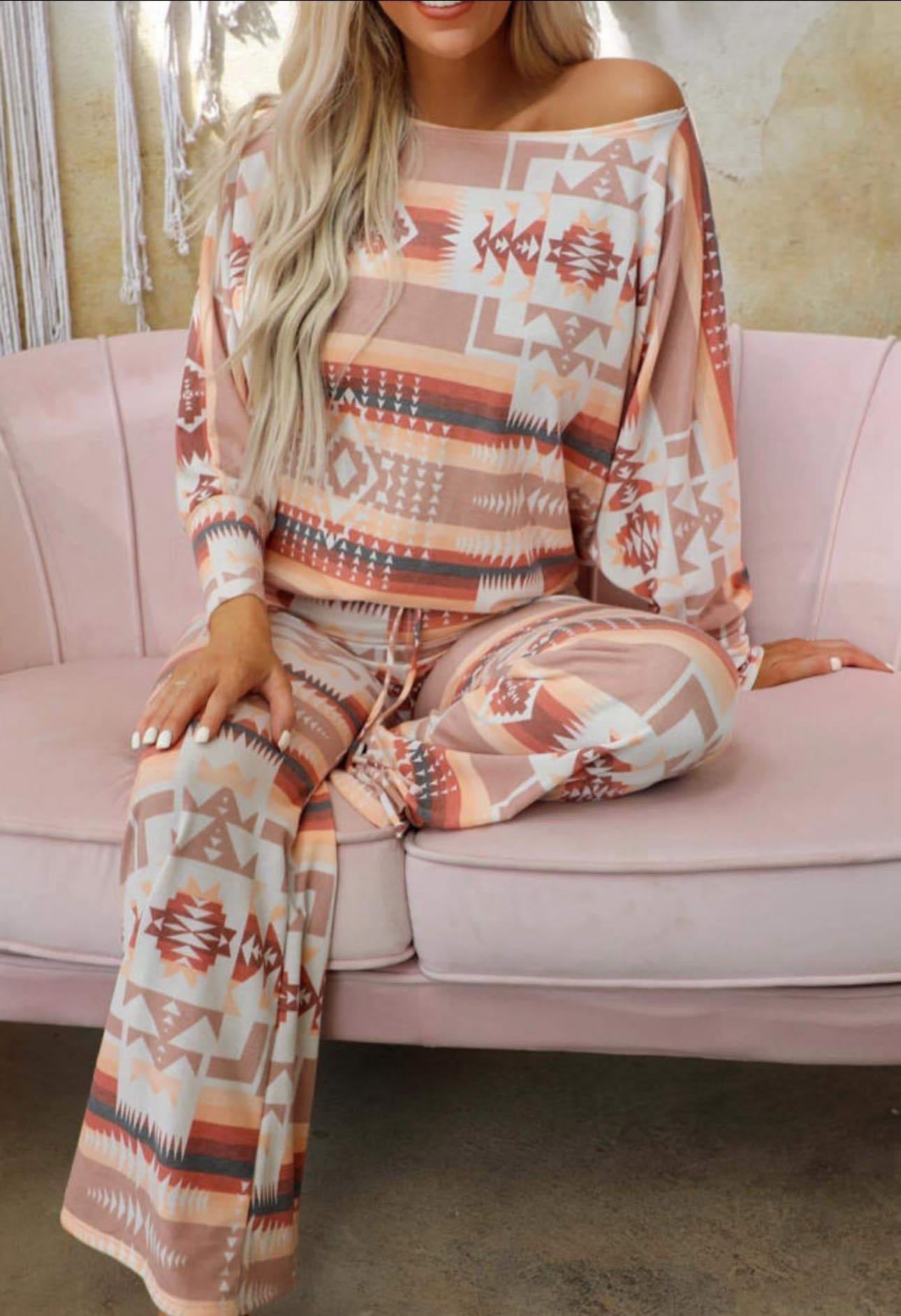 Aztec 2 piece Lounge Set